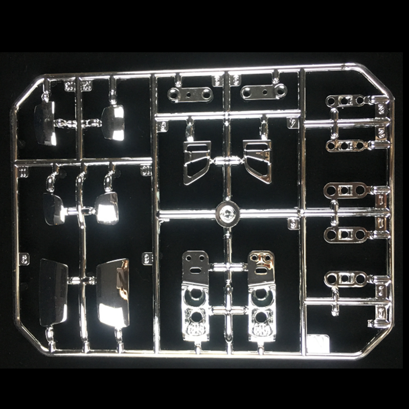 DIY Parts Plastic Gearbox Side Skirt Car Shell Cabin Battery Box Front Face Parts Bumper Second Plate Rear View Mirror Light Mudguard Sticker for 1/14 HH Tractor Truck Model