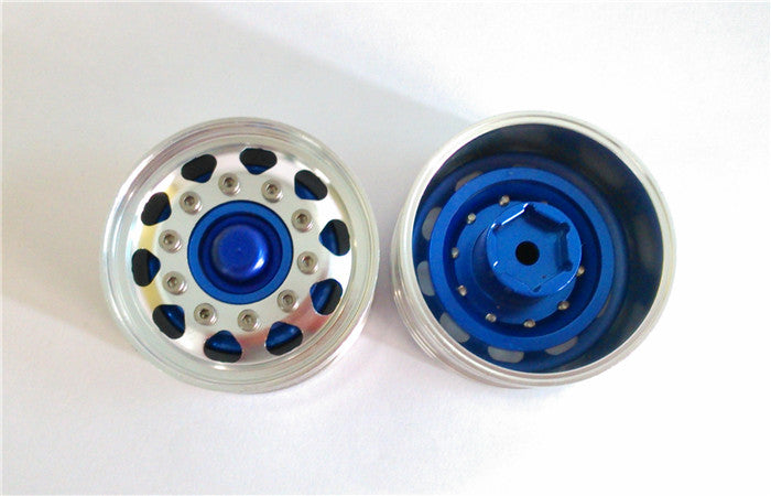 TOUCAN Metal Rear Front Wheel Hub for RC 1/14 DIY Tractor Truck Model