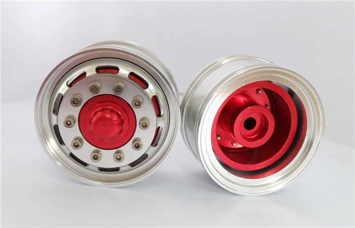 1pair TOUCAN Metal Front Wheel Hub E for RC 1/14 Tractor Truck Model DIY TAMIYA Hobby Model Accessories For Adult