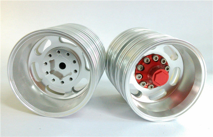 TOUCAN Metal Rear Front Wheel Hub for RC 1/14 DIY Tractor Truck Model