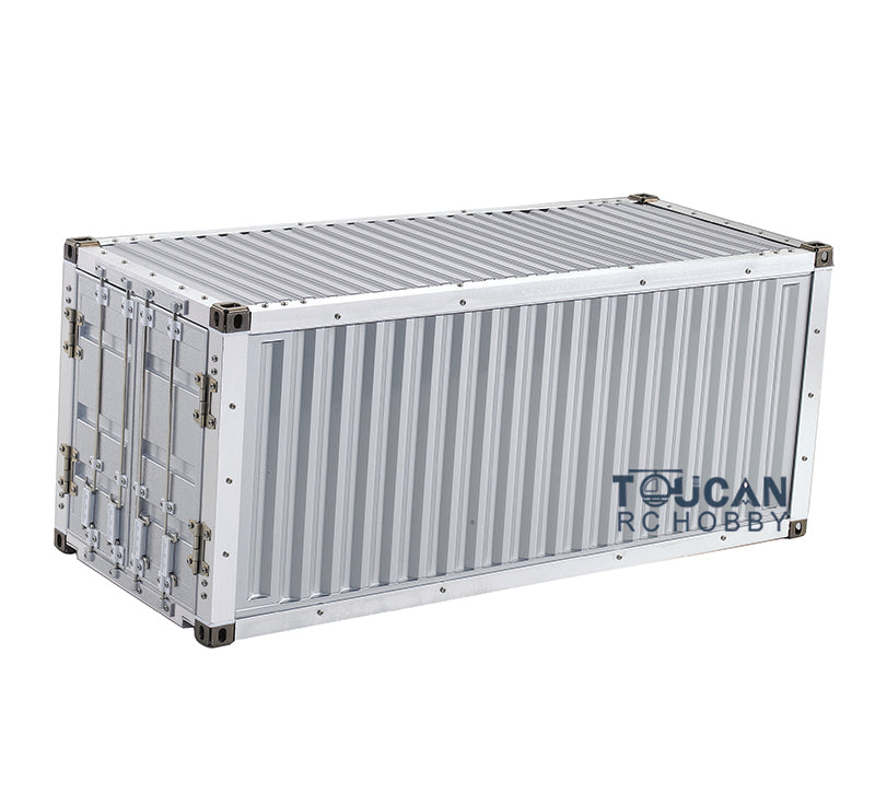 TOUCAN RC HOBBY Fast Free Shipping TOUCAN Unpainted DIY Model 20ft Container Box 1/14 Semi Trailer Tractor Truck