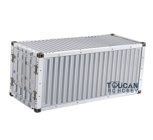 Fast Free Shipping TOUCAN Unpainted DIY Model 20ft Container Box 1/14 Semi Trailer Tractor Truck