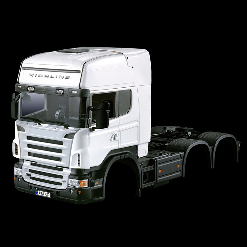 TOUCAN RC HOBBY HHRC US Stock 1/14 Scale Unassembled 3Axle Highline RC Trailer Tractor Truck Car Shell Body Model