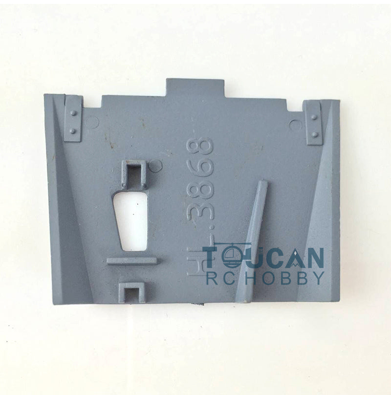 TOUCAN RC HOBBY Rear Rack Turret machine Gun Shield Plastic Accessories Pack Chassis Spare Part Decal For HL 1/16 3868 RC Tank Vehicle Model