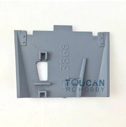 TOUCAN RC HOBBY Rear Rack Turret machine Gun Shield Plastic Accessories Pack Chassis Spare Part Decal For HL 1/16 3868 RC Tank Vehicle Model