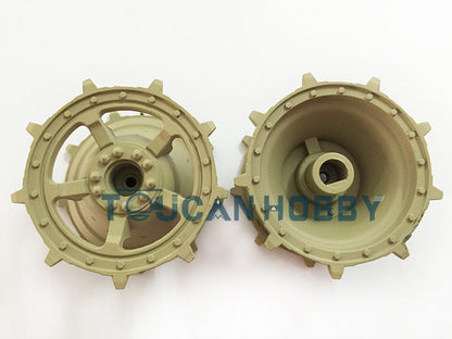 TOUCAN RC HOBBY Plastic Sprockets Road Wheels Idlers Accessories Pack Mud Plate Decal Tracks For Henglong DIY 1/16 RC 3888A Tank Model Parts