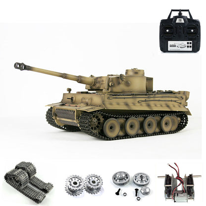 Henglong 1/16 7.0 Upgraded Metal 3818 German Tiger I RTR RC Tank Infrared Combat BB Unit