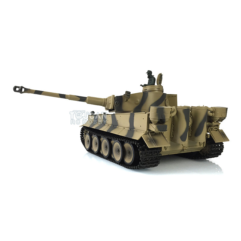 Henglong 1/16 7.0 Upgraded Metal 3818 German Tiger I RTR RC Tank Metal Drive Wheels Infrared Combat