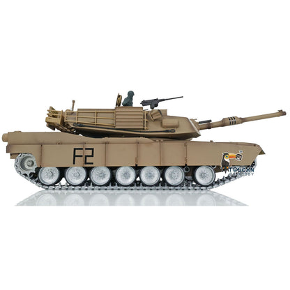 TOUCAN RC HOBBY Henglong 1/16 TK7.0 Profession USA Abrams M1A2 RTR RC Tank 3918 FPV 360 Degrees Turret Barrel Recoil BB IR Metal Tracks Gearbox Sprockets Idlers Road Wheels