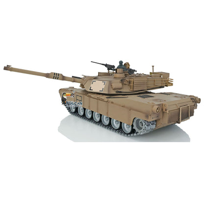 TOUCAN RC HOBBY Henglong 1/16 TK7.0 Profession USA Abrams M1A2 RTR RC Tank 3918 FPV 360 Degrees Turret Barrel Recoil BB IR Metal Tracks Gearbox Sprockets Idlers Road Wheels