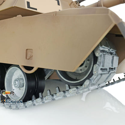 TOUCAN RC HOBBY Henglong 1/16 TK7.0 Profession USA Abrams M1A2 RTR RC Tank 3918 FPV 360 Degrees Turret Barrel Recoil BB IR Metal Tracks Gearbox Sprockets Idlers Road Wheels