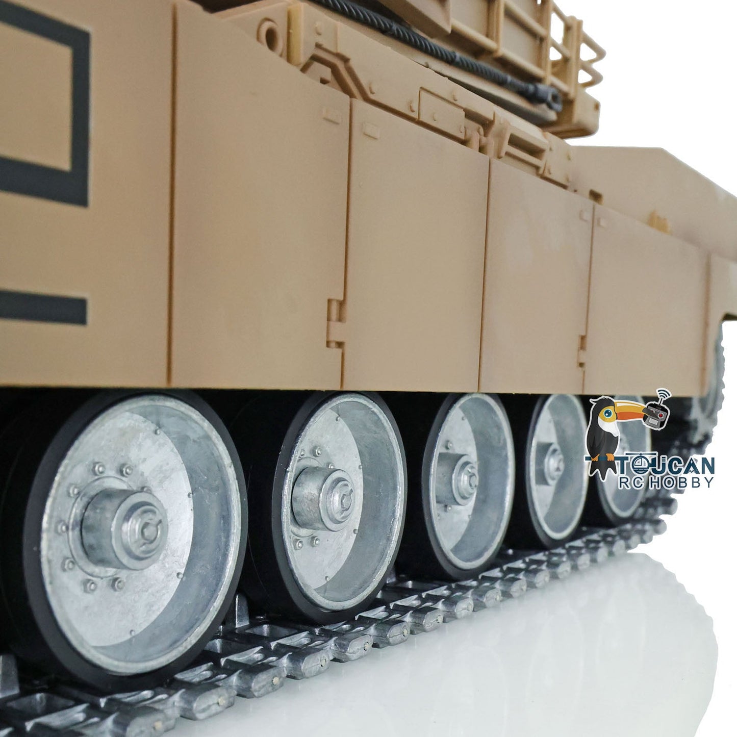 TOUCAN RC HOBBY Henglong 1/16 TK7.0 Profession USA Abrams M1A2 RTR RC Tank 3918 FPV 360 Degrees Turret Barrel Recoil BB IR Metal Tracks Gearbox Sprockets Idlers Road Wheels