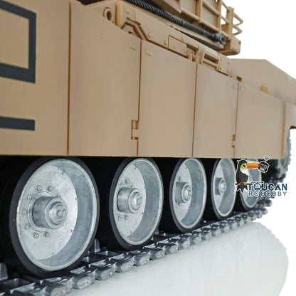 TOUCAN RC HOBBY Henglong 1/16 TK7.0 Profession USA Abrams M1A2 RTR RC Tank 3918 FPV 360 Degrees Turret Barrel Recoil BB IR Metal Tracks Gearbox Sprockets Idlers Road Wheels