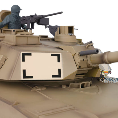 TOUCAN RC HOBBY Henglong 1/16 TK7.0 Profession USA Abrams M1A2 RTR RC Tank 3918 FPV 360 Degrees Turret Barrel Recoil BB IR Metal Tracks Gearbox Sprockets Idlers Road Wheels