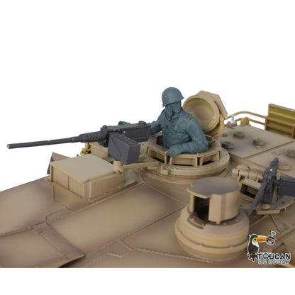 TOUCAN RC HOBBY Henglong 1/16 TK7.0 Profession USA Abrams M1A2 RTR RC Tank 3918 FPV 360 Degrees Turret Barrel Recoil BB IR Metal Tracks Gearbox Sprockets Idlers Road Wheels