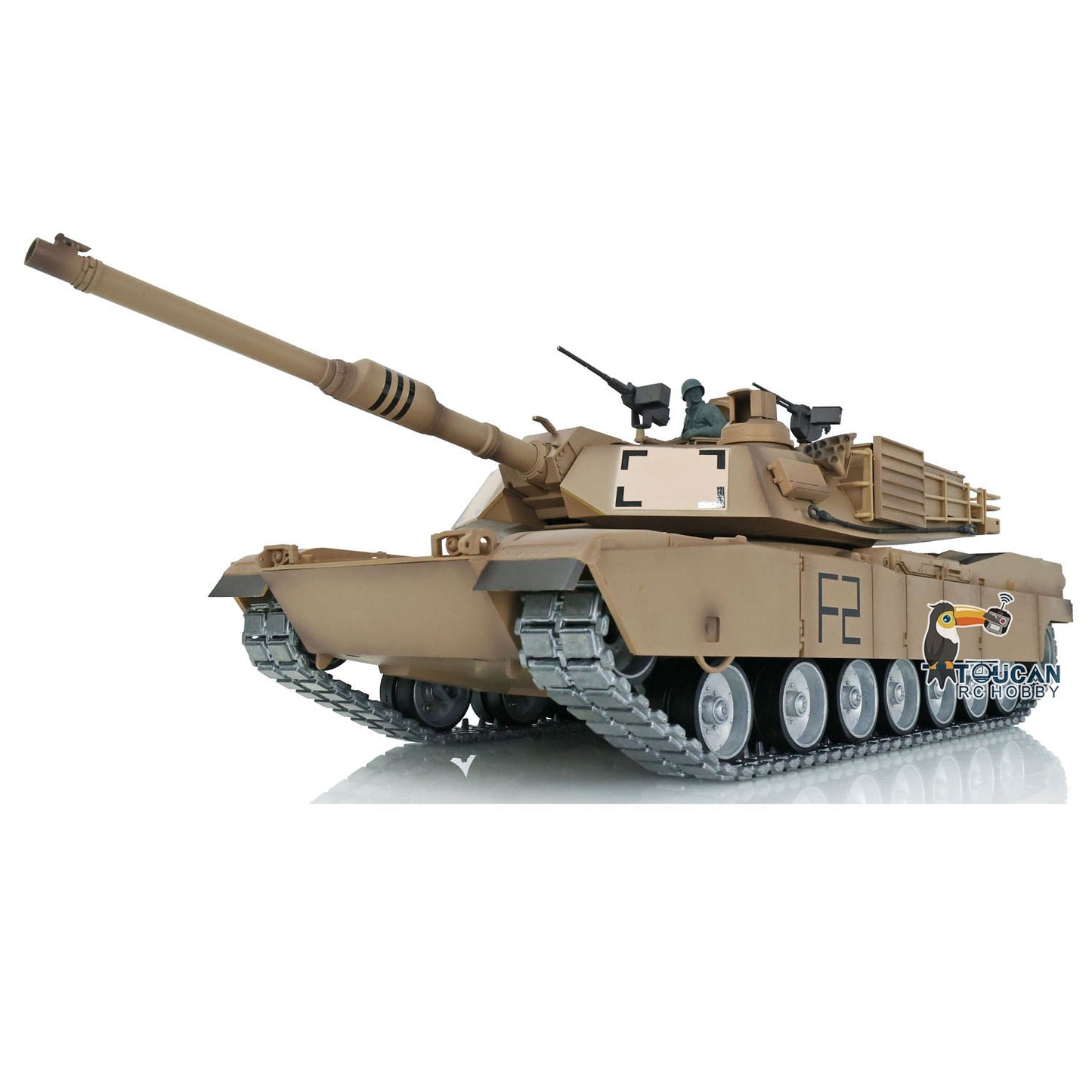 TOUCAN RC HOBBY Henglong 1/16 TK7.0 Profession USA Abrams M1A2 RTR RC Tank 3918 FPV 360 Degrees Turret Barrel Recoil BB IR Metal Tracks Gearbox Sprockets Idlers Road Wheels