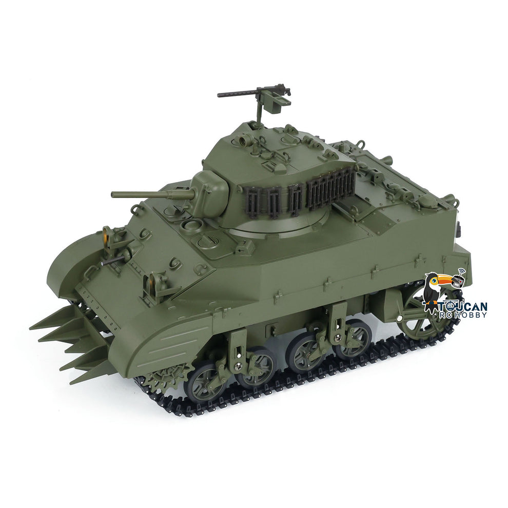 Char Radiocommandé 1/16 US Stuart M5A1 British VI - Toucan RC Hobby - Occasion - Fumée Et Son