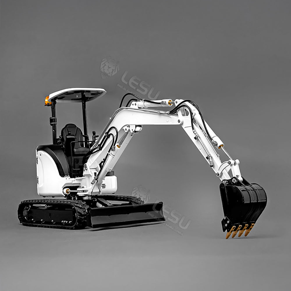Mini LESU 1/14 RC Hydraulic Excavator PC30 Metal Radio Controlled Digger Model Frsky X14 Radio Upgrade Sound System Battery
