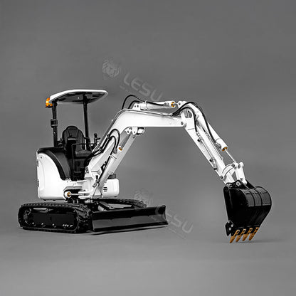 Mini LESU 1/14 RC Hydraulic Excavator PC30 Metal Radio Controlled Digger Model Frsky X14 Radio Upgrade Sound System Battery