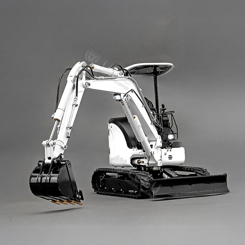 Mini LESU 1/14 RC Hydraulic Excavator PC30 Metal Radio Controlled Digger Model Frsky X14 Radio Upgrade Sound System Battery