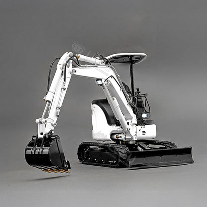 Mini LESU 1/14 RC Hydraulic Excavator PC30 Metal Radio Controlled Digger Model Frsky X14 Radio Upgrade Sound System Battery