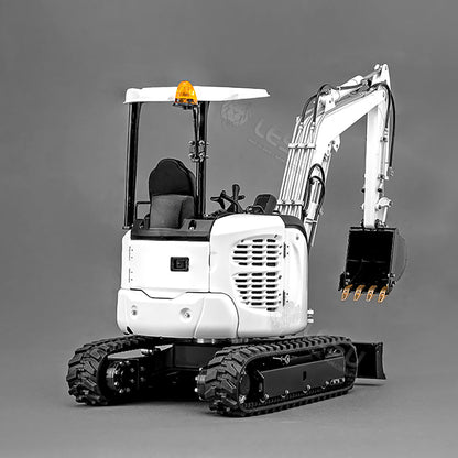 Mini LESU 1/14 RC Hydraulic Excavator PC30 Metal Radio Controlled Digger Model Frsky X14 Radio Upgrade Sound System Battery