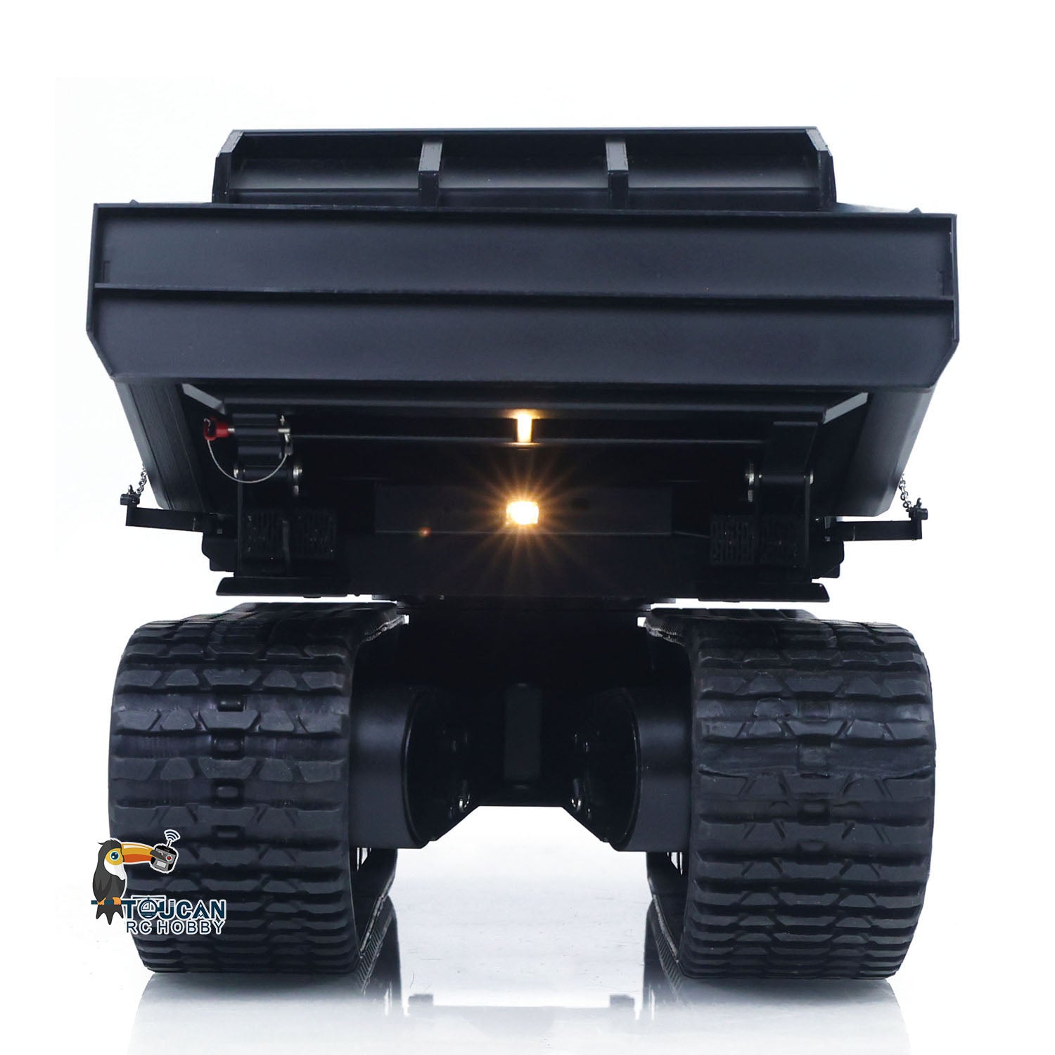 High Simulation RC Hydraulic Dump Truck T14R Black Panther
