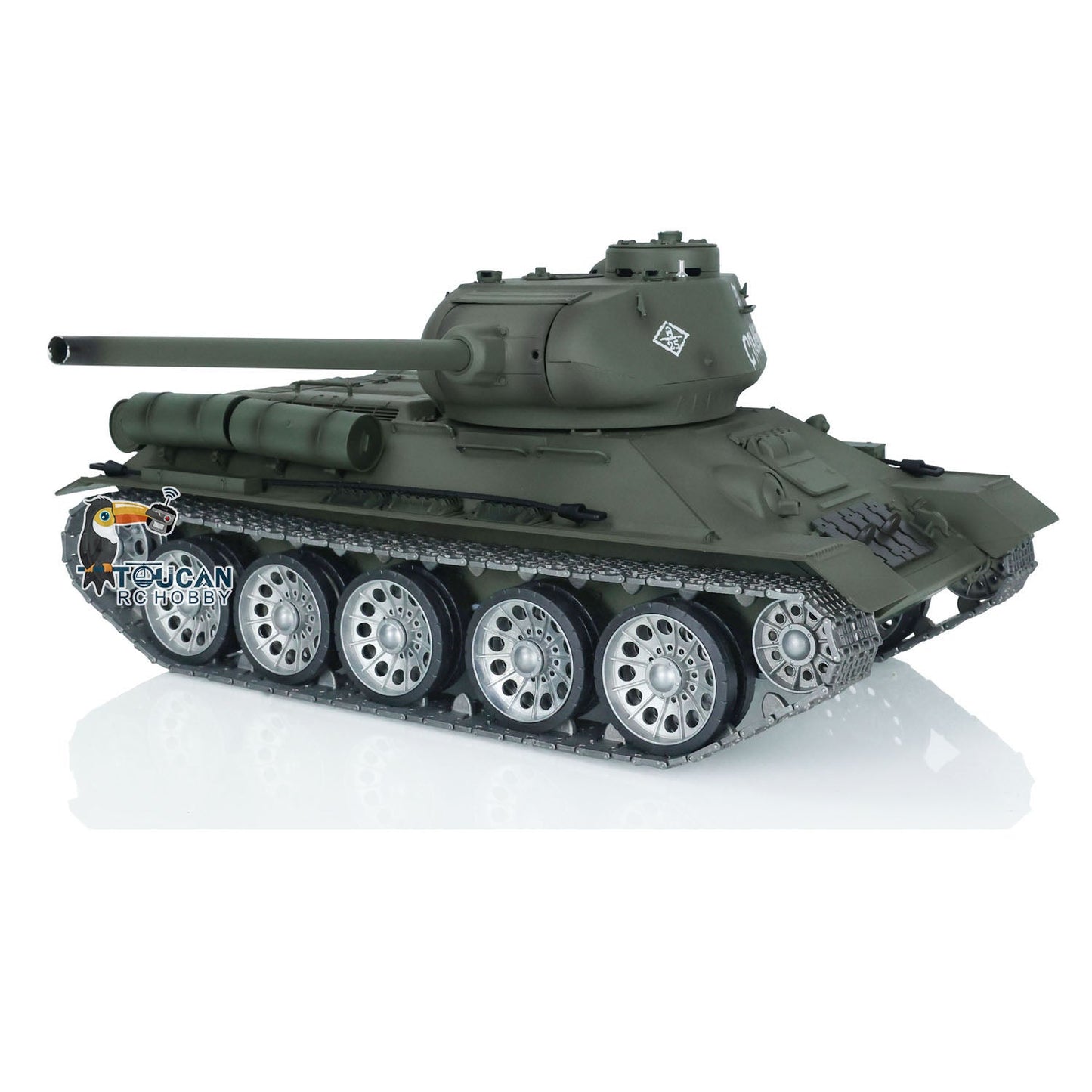 Henglong 1/16 7.0 3909 Soviet Union T34/85 RC Tank with 360 Degree Turret