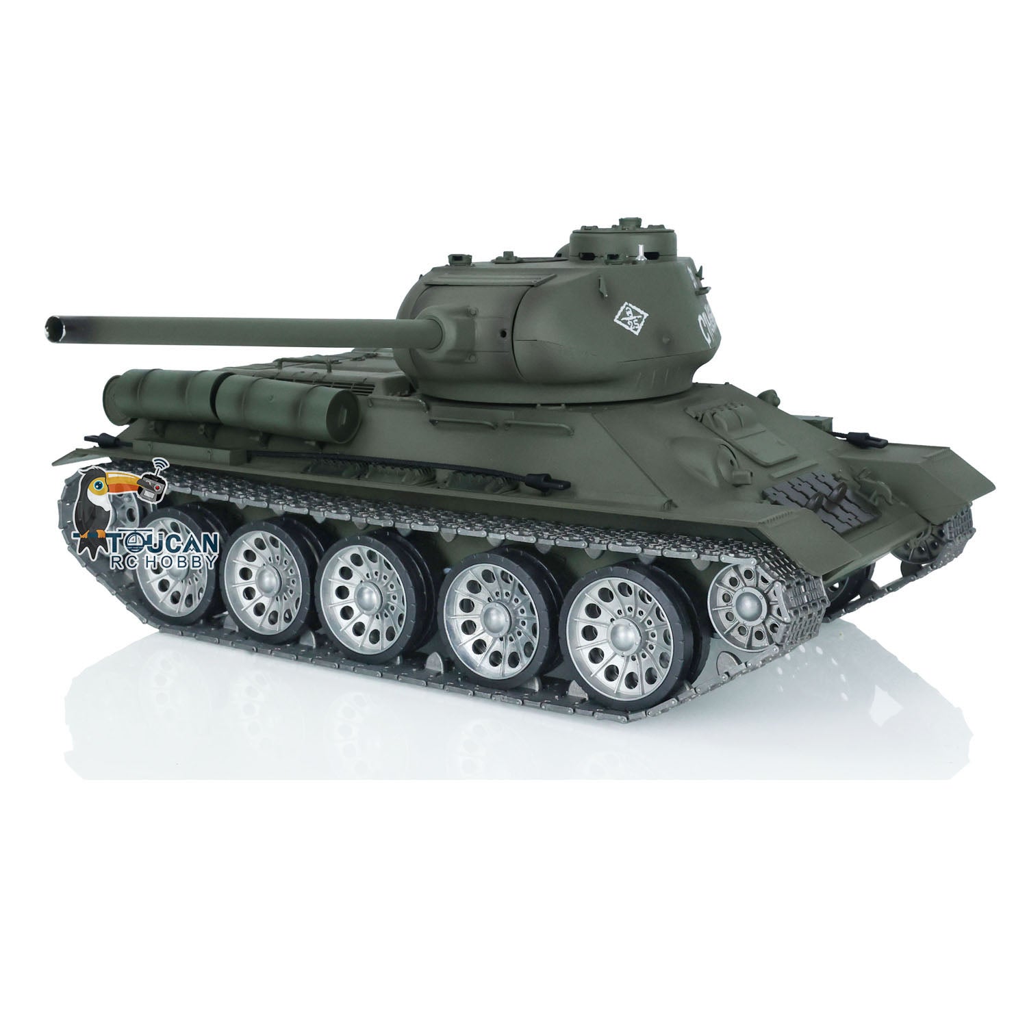 Henglong 1/16 7.0 3909 Soviet Union T34/85 RC Tank with 360 Degree Turret