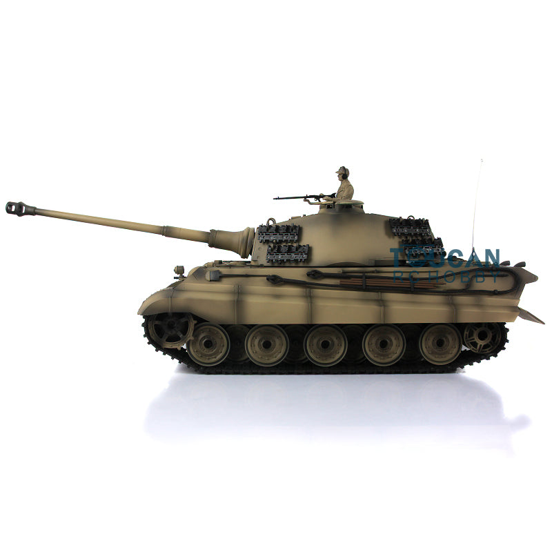 Henglong 1/16 7.0 Customized 3888A King Tiger RTR RC Tank with Barrel Recoil