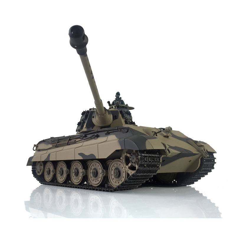 Henglong 1/16 7.0 Customized 3888A King Tiger RTR RC Tank with Infrared Combat BB Unit