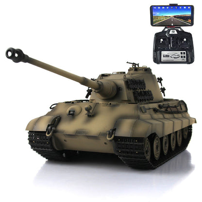 Henglong 1/16 7.0 Customized 3888A King Tiger RTR RC Tank with Infrared Combat BB Unit