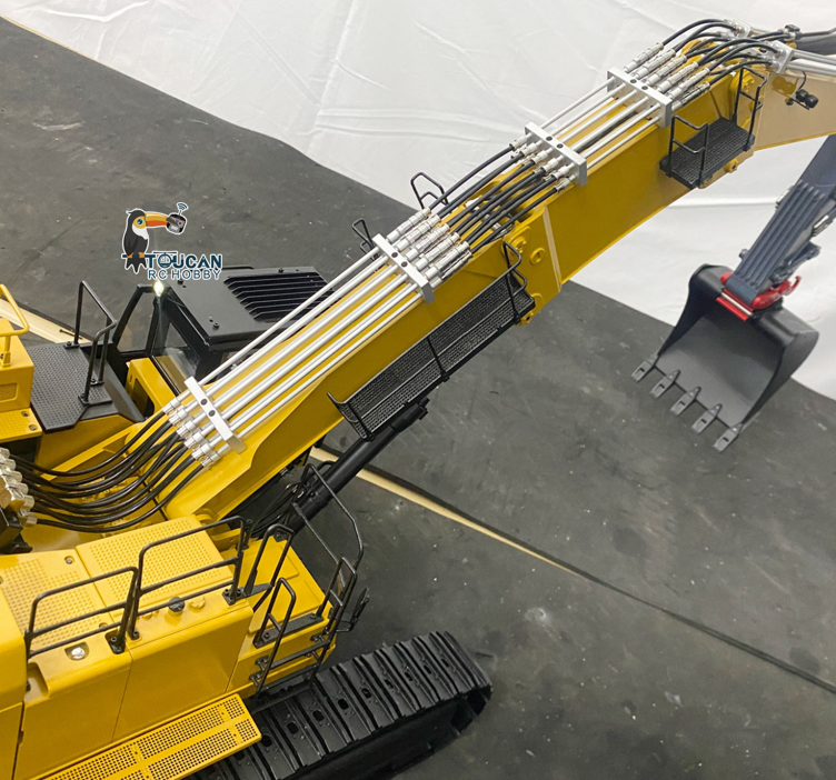 TOUCAN RC HOBBY BMG 1/14 374 UHD 4-arm RC Hydraulic Demolition Excavator Radio Control Digger Assembled & Painted PL18EV Sound Light System