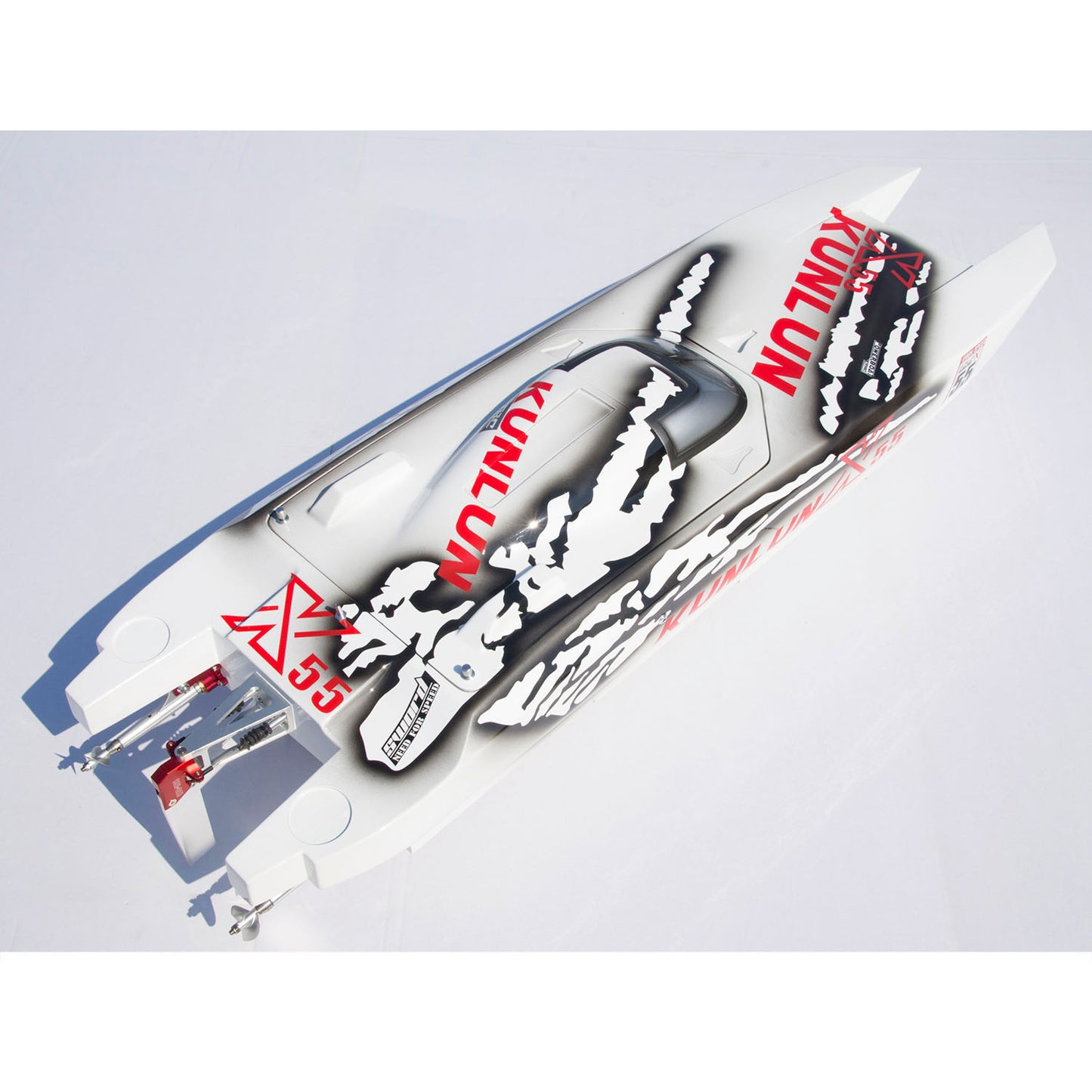 DTRC 110km/h X55 Remote Control High-speed Racing Boats Waterproof RC Ships Hobby Model Optional Versions CNC Hardware