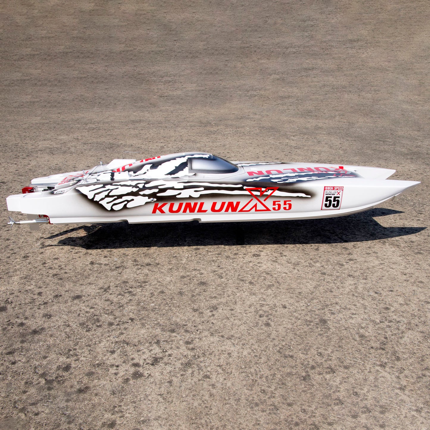 DTRC 110km/h X55 Remote Control High-speed Racing Boats Waterproof RC Ships Hobby Model Optional Versions CNC Hardware