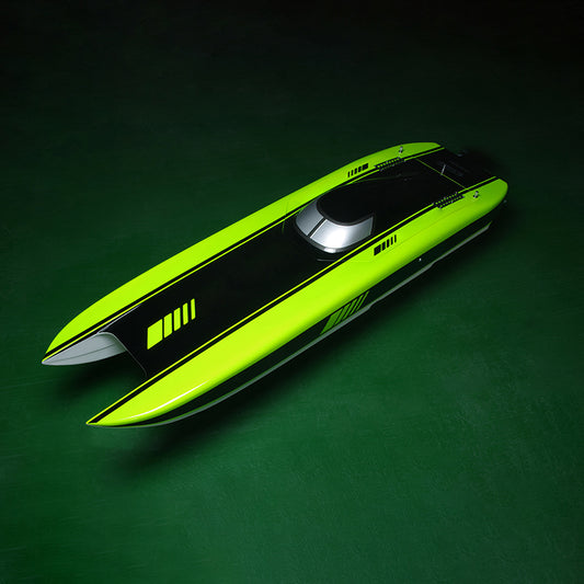 G30E 30CC Prepainted Gasoline Racing KIT RC Boat Hull Fiber Glass DIY Model for Advanced Player 1300*360*220mm Present W/O Mount