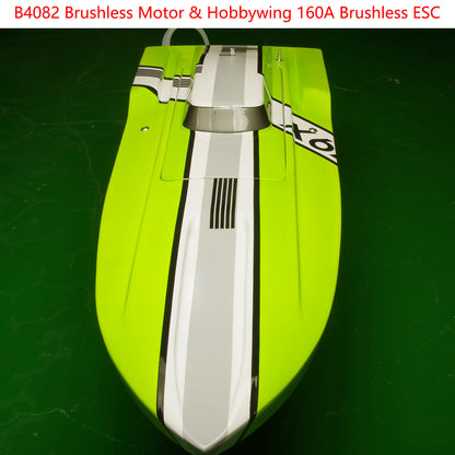 DTRC Fiber Glass Remote Control Racing Boat X79 High Speed RC Watercraft Model 4082 Brushless Motor 160A ESC Servo Cooling Parts