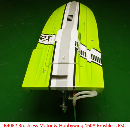 DTRC Fiber Glass Remote Control Racing Boat X79 High Speed RC Watercraft 4082 Brushless Motor 160A Waterproof ESC Servo Battery