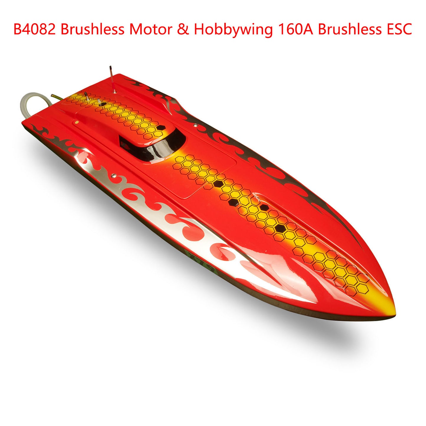 DTRC Fiber Glass Remote Control Racing Boat X79 High Speed RC Watercraft Model 4082 Brushless Motor 160A ESC Servo Cooling Parts