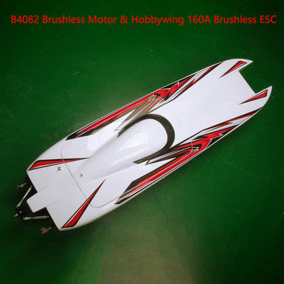 135KM/H RC High Speed Racing Boats DTRC E33 Kevlar Watercraft Model Speedboat Cooling System RTR Battery Dual Brushless Motor