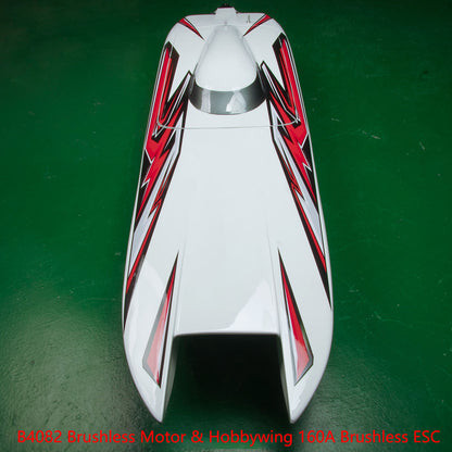 135KM/H DTRC E33 RC High Speed Ship Fiber Glass Radio Control Racing Boats Model Metal Hardware 4082 Brushless Motor 160A ESC