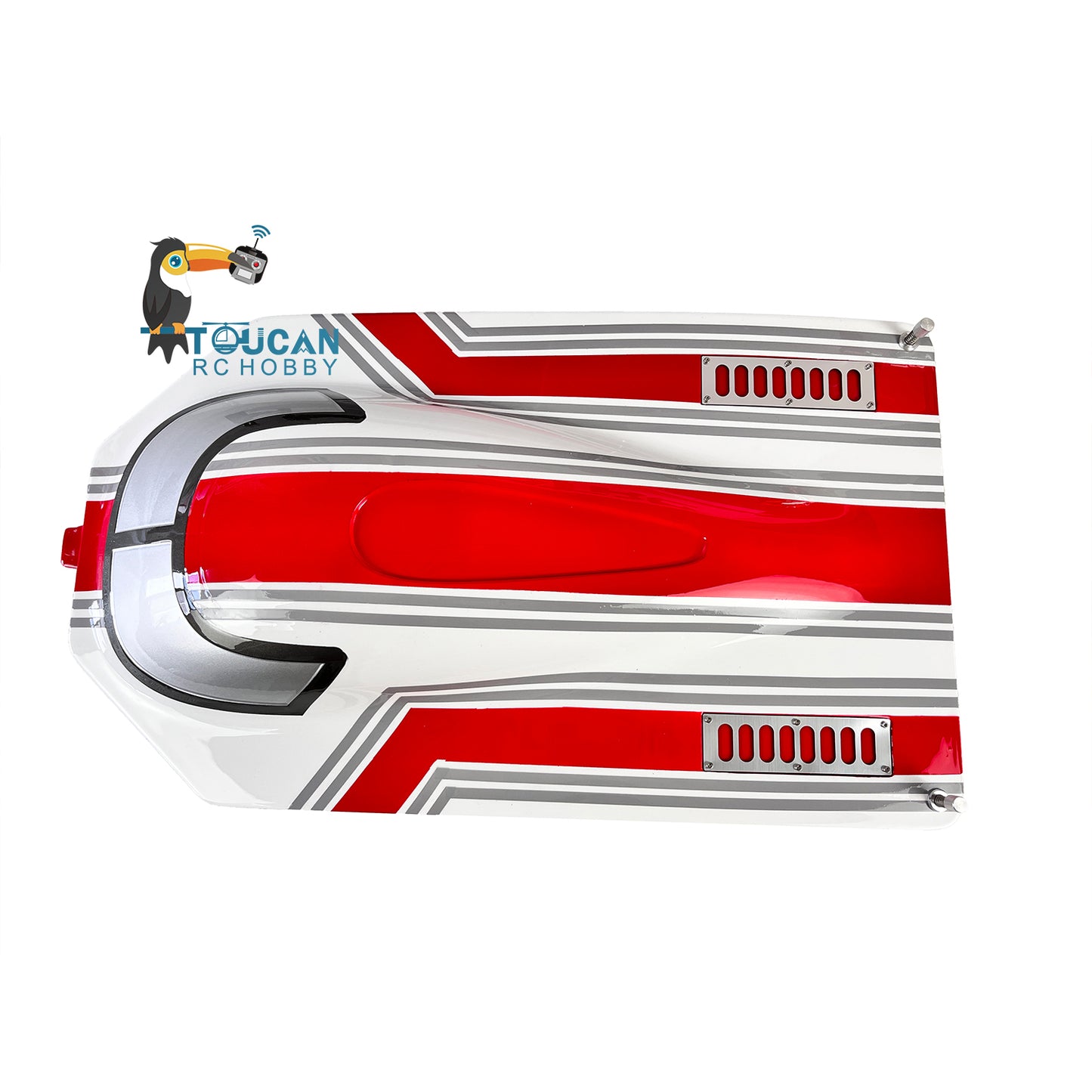 E51 Painted 2.4Ghz Electric  PNP RC Boat Racing Kevlar Dual Motor Servo ESC Mount High Speed 1300mm*360*220mm 100km/h DIY