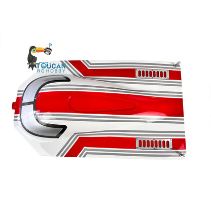 E51 Painted 2.4Ghz Electric  PNP RC Boat Racing Kevlar Dual Motor Servo ESC Mount High Speed 1300mm*360*220mm 100km/h DIY