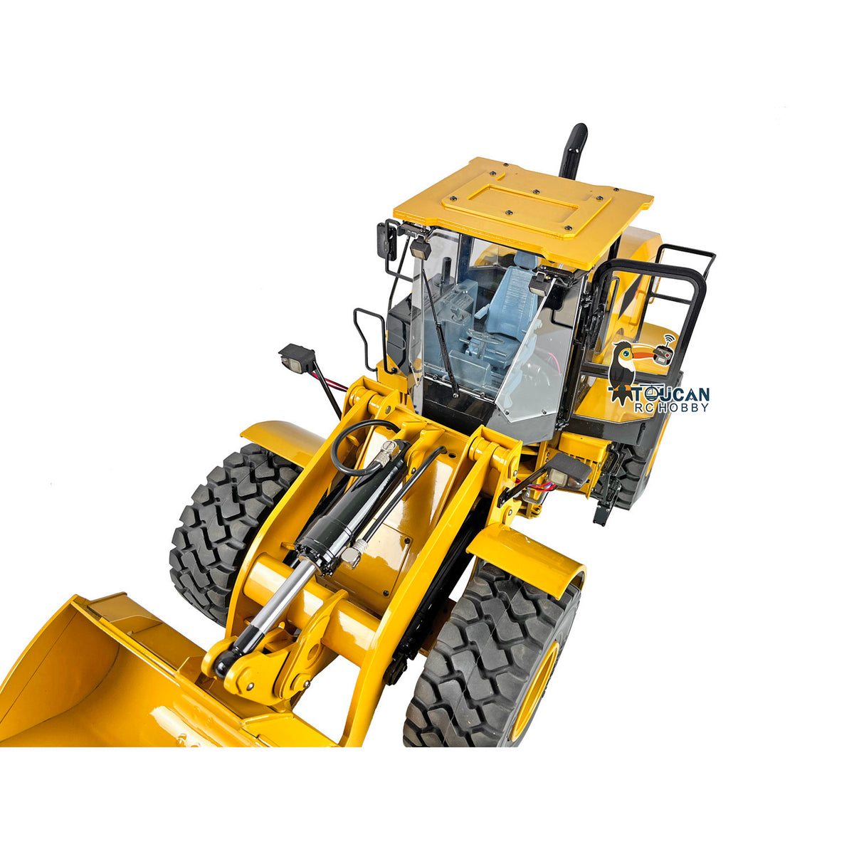 TOUCAN RC HOBBY JZModel DIM C95 Radio Controlled Loader Metal 1/12 Hydraulic Car Cab Interior Decorative Part Light Sound Motor Servo Assembled Painted