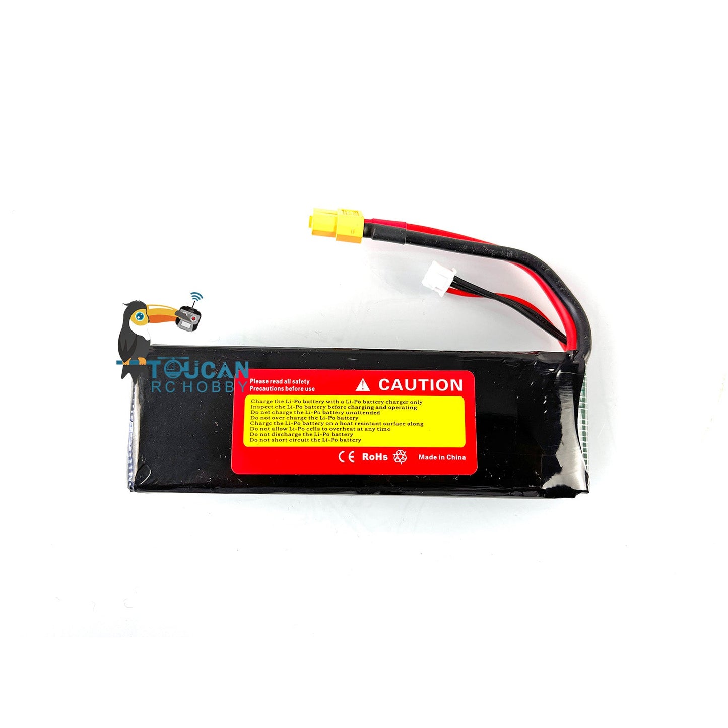 1/16 Henglong 7.4V 7000MAH Lipo Battery With XT60 Charger Plug Balanced Charging Board Electronic Parts For 3818/3819 RC Tank Model