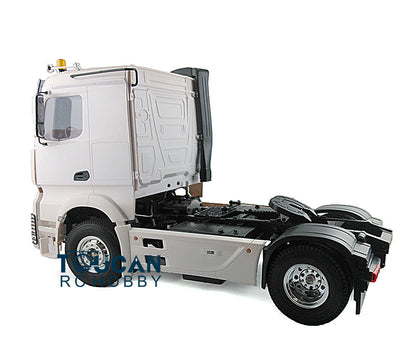 1/14 2Axles Unpainted Low Top RC Tractor Truck Radio Controlled Trailer Assembly KIT Motor Car DIY Hobby Model