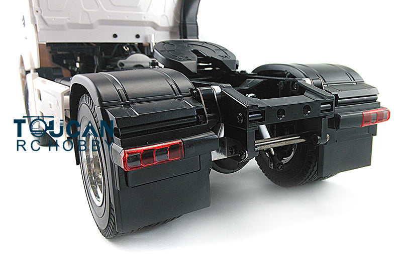 1/14 2Axles Unpainted Low Top RC Tractor Truck Radio Controlled Trailer Assembly KIT Motor Car DIY Hobby Model