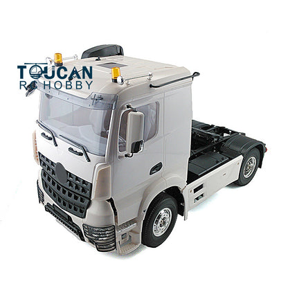 1/14 2Axles Unpainted Low Top RC Tractor Truck Radio Controlled Trailer Assembly KIT Motor Car DIY Hobby Model