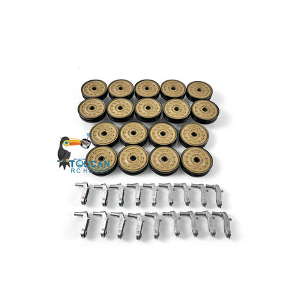TOUCAN RC HOBBY Plastic Sprockets Road Wheels Idlers Accessories Pack Mud Plate Decal Tracks For Henglong DIY 1/16 RC 3888A Tank Model Parts