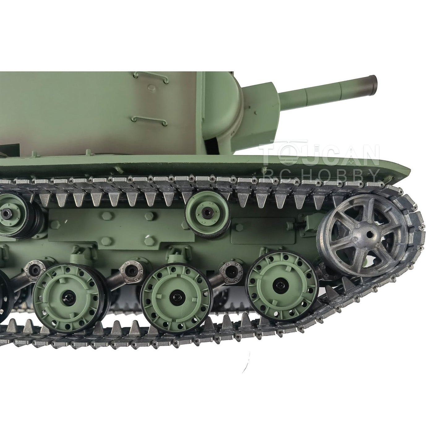 TOUCAN RC HOBBY Henglong 1/16 TK7.0 Promotion Soviet KV-2 RTR RC Tank 3949 FPV Barrel Recoil 360 Degrees Turret Smoke IR BB Metal Tracks Sprockets Idlers Wheels Gearbox